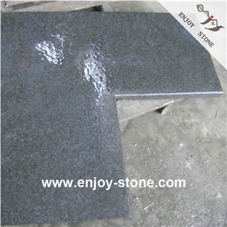 Flamed G684 Black Pearl Basalt L-Type Swimming Pool Coping