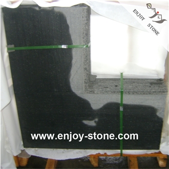 Flamed G684 Black Pearl Basalt L-Type Swimming Pool Coping