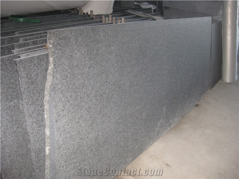G684 Black Basalt /Black Pearl Basalt Flamed Slabs