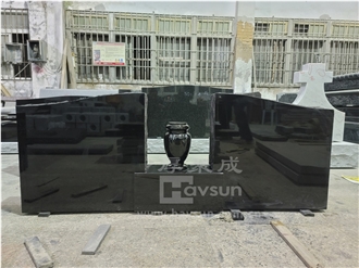 Indian Black Granite Companion Wing Memorial Monument