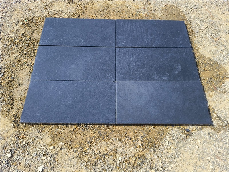 Black Arena Limestone French Pattern