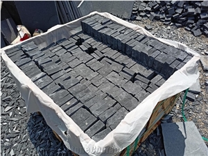 Black Arena Limestone French Pattern