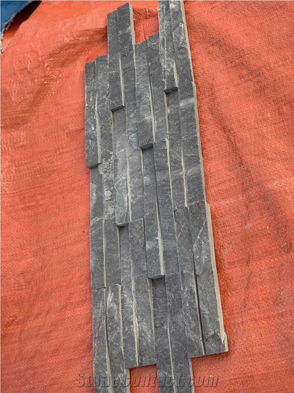 Ripple Finishing Grey Slate Wall Cladding Panels