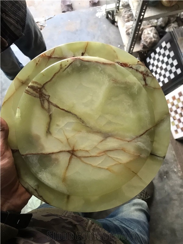 Green Onyx Plates