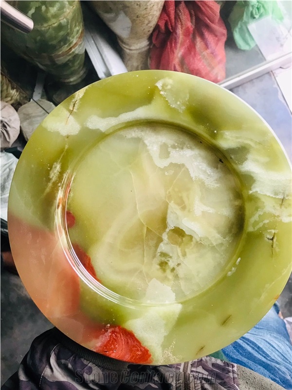 Green Onyx Plates