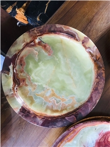 Green Onyx Plates