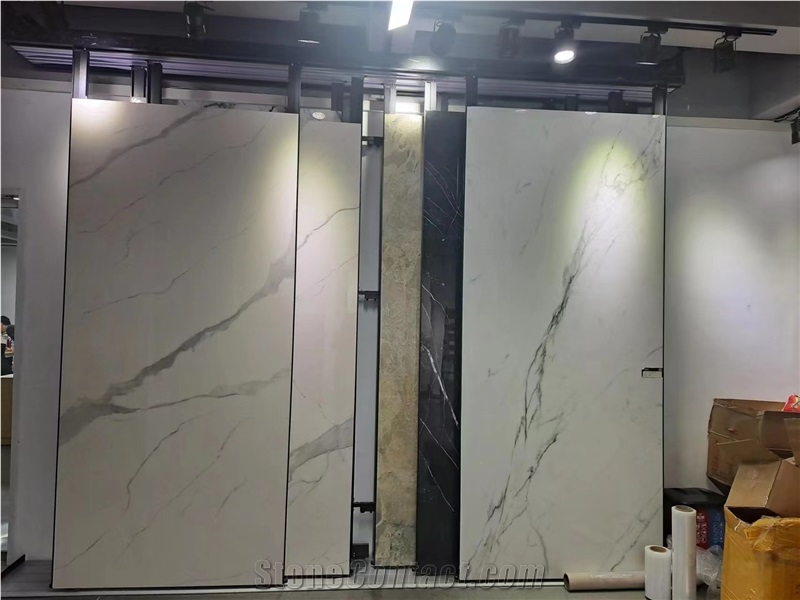 Ceramic Sliding Display Rack For Showroom