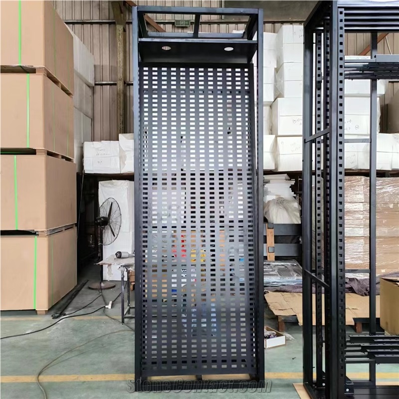 SG601 Stone Display Shelf In Showroom And Exhibition Booth