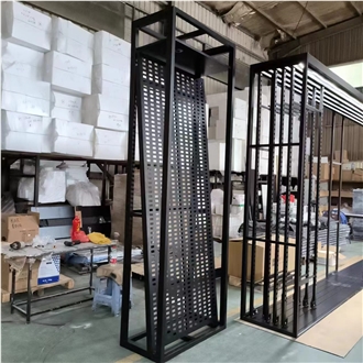 SG601 Stone Display Shelf In Showroom And Exhibition Booth