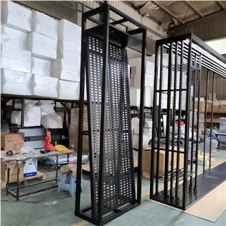 SG601 Stone Display Shelf In Showroom And Exhibition Booth