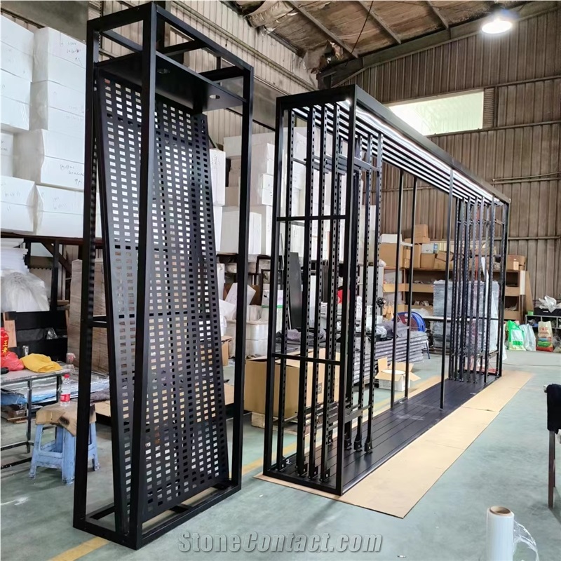 SG601 Stone Display Shelf In Showroom And Exhibition Booth