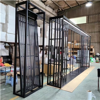 SG601 Stone Display Shelf In Showroom And Exhibition Booth
