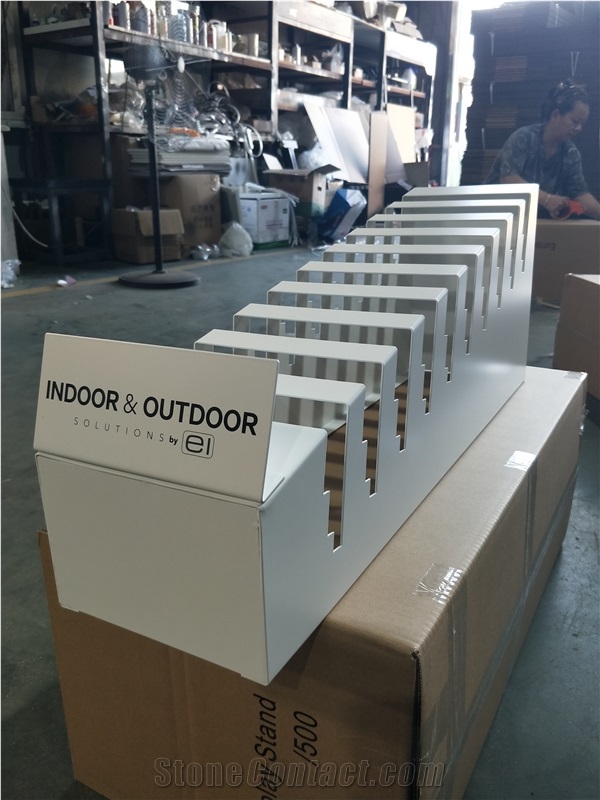 SRT803 -- Metal Quartz Stone Table Exhibition Stand