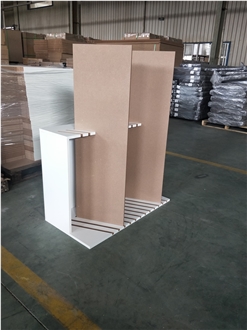WE553 -- MDF Floor Tile Showroom Display Stand Rack