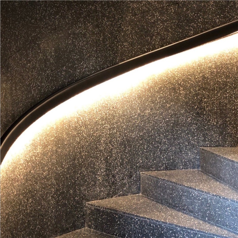 Factory Price Artificial Stone Grey Terrazzo Slabs