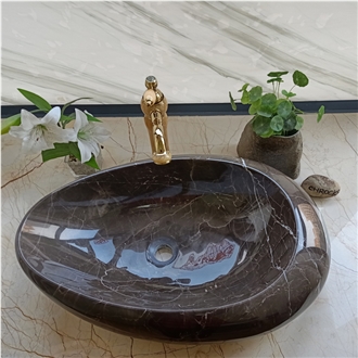 Mousse Marble Counter Vessel Wash Basin