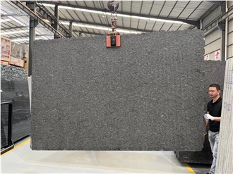 India New Iron Grey Granite Leather Big Slabs