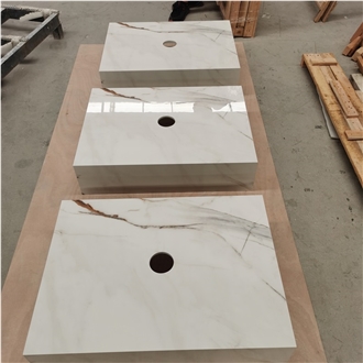 Artificial Sintered Stone Bathroom Vanity Tops