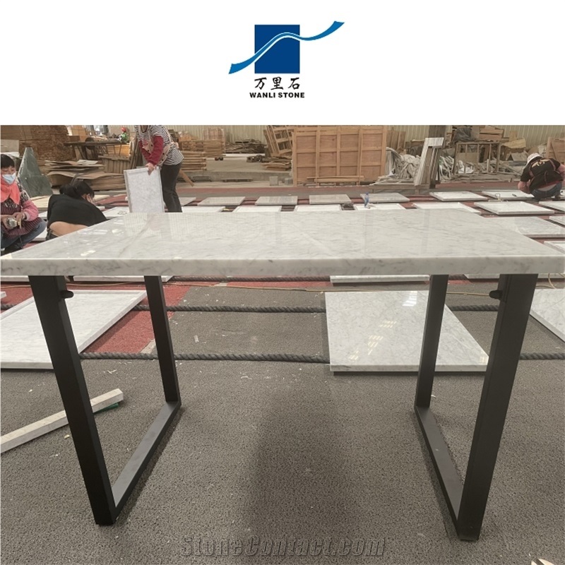 Bianco Carrara Marble Table Tops Wholesale Prices