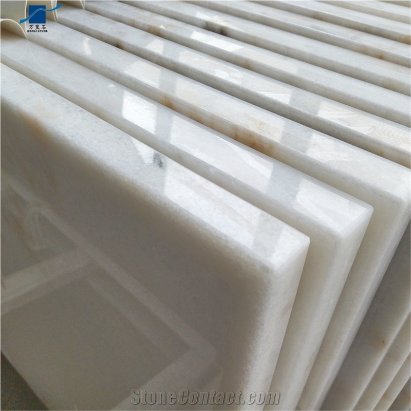 Guangxi White Square Marble Restaurant Counters