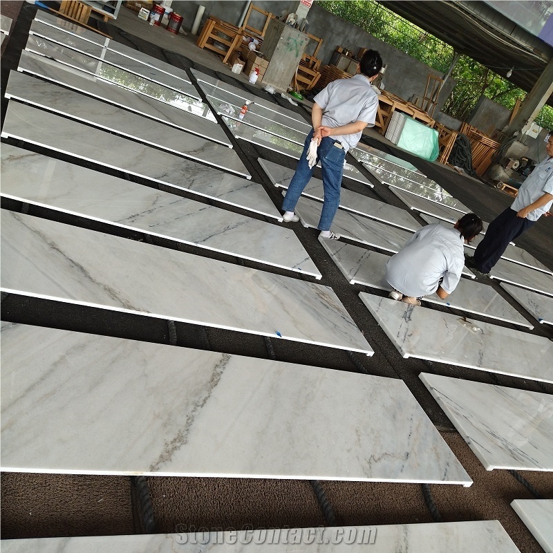 Guangxi White Square Marble Restaurant Counters