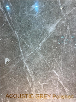 Acoustic Gray Marble Slab