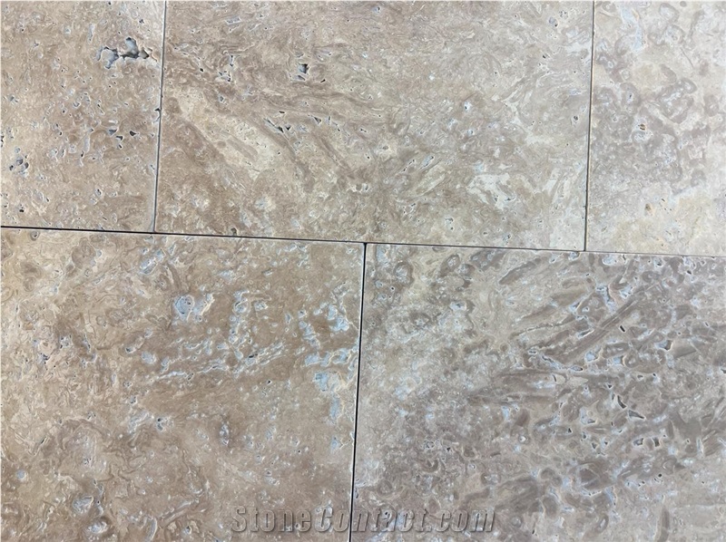 Crema Antares Travertine Finished Product