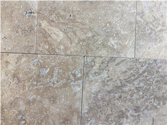 Crema Antares Travertine Finished Product