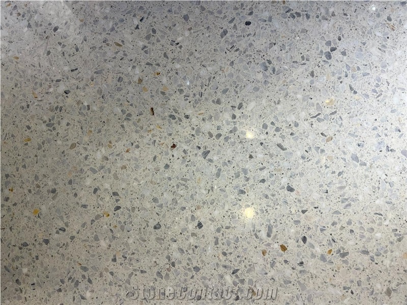 Dove Grey Quartz Slab