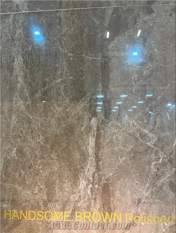 Handsome Brown Marble Slab