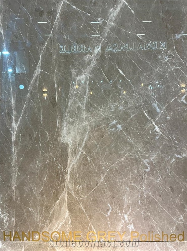 Handsome Grey Marble Slab