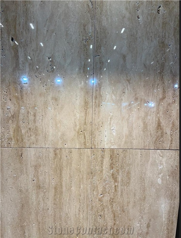 Macael Beige Travertine Finished Product
