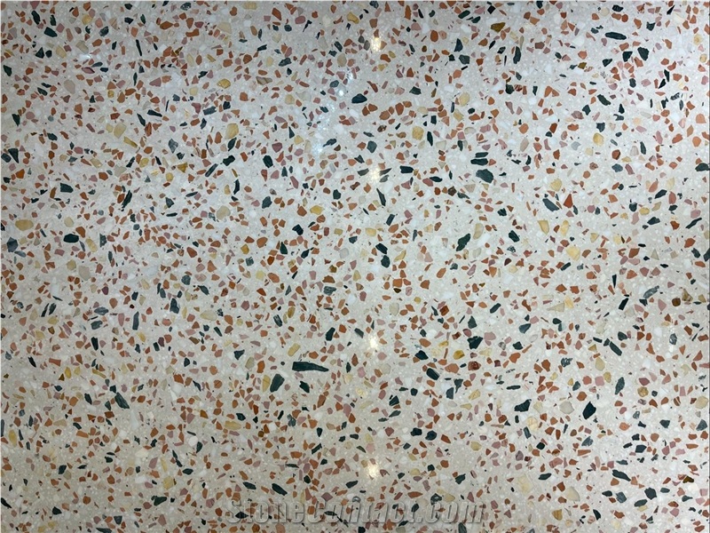White Copper Quartz Slab