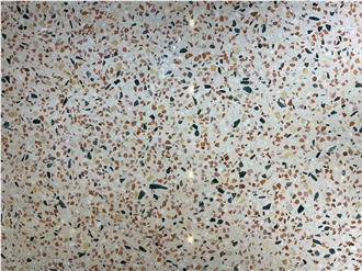White Copper Quartz Slab