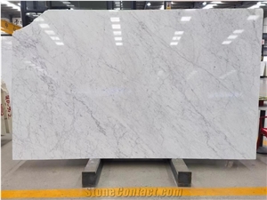 White Marble Slabs Italian Natural Stone Bianco Carrara