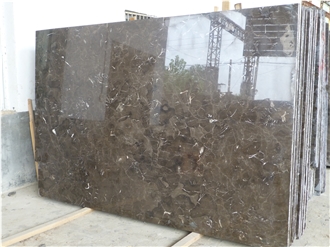 Dark Emperador Marble Slabs For Flooring Tiles