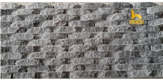 Blac Marble Arched Split Wall Ledge Stone
