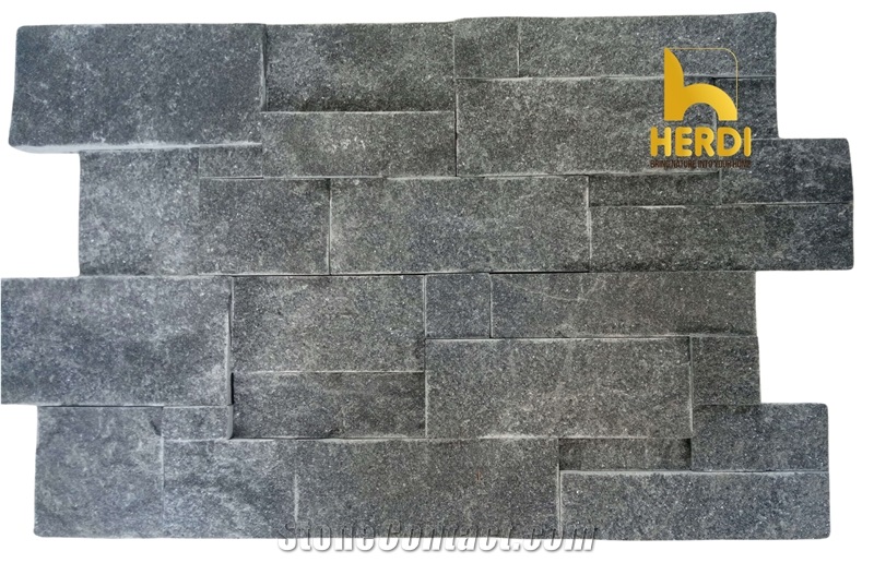 Black Marble 3D Z Shape Wall Cladding Panels