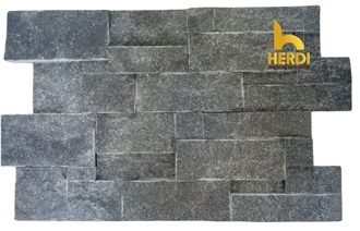 Black Marble 3D Z Shape Wall Cladding Panels