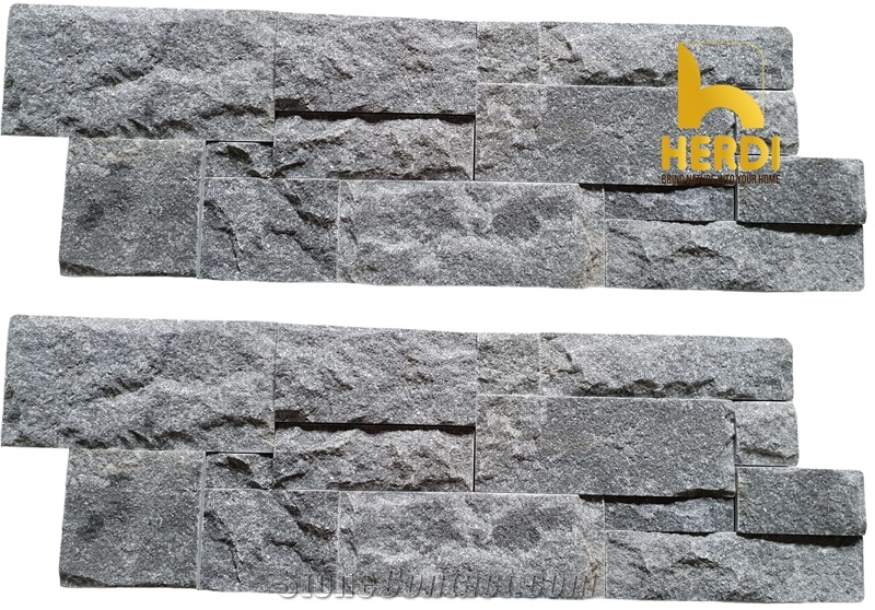 Black Marble Split Wall Stone