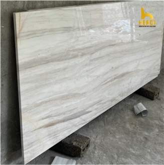 Milky White Polished Marble Slabs