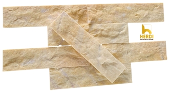Yellow Marble Split Wall Cladding Panels