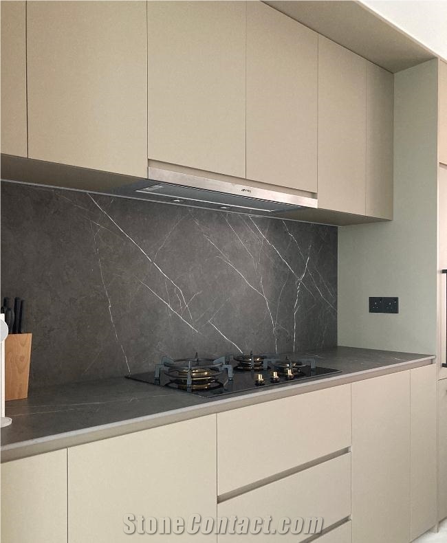 Infinity Engineered Surface Pietra Grey Porcelain Countertop