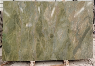 Alga Green Quartzite Slab Tiles