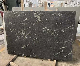 Nero Novolato Granite Leather Slab Tiles