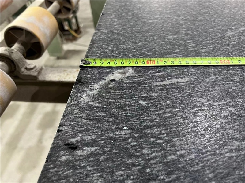 Nero Novolato Granite Leather Slab Tiles