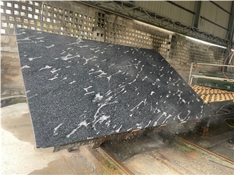 Nero Novolato Granite Leather Slab Tiles