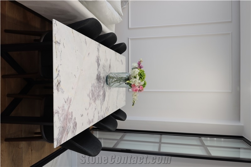 Lilac Marble Table Top