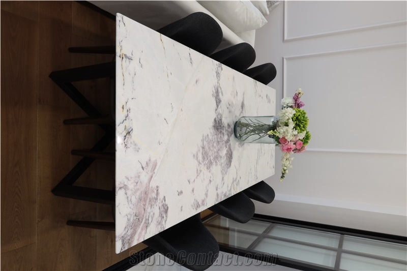 Lilac Marble Table Top