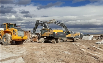 Afyon Silver Travertine Quarry
